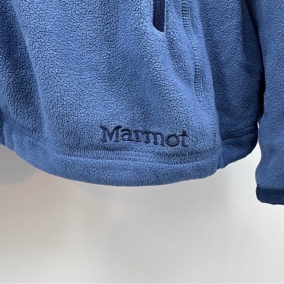Marmot Polartec Fleece Women’s Blue Jacket Large - Picture 2 of 7